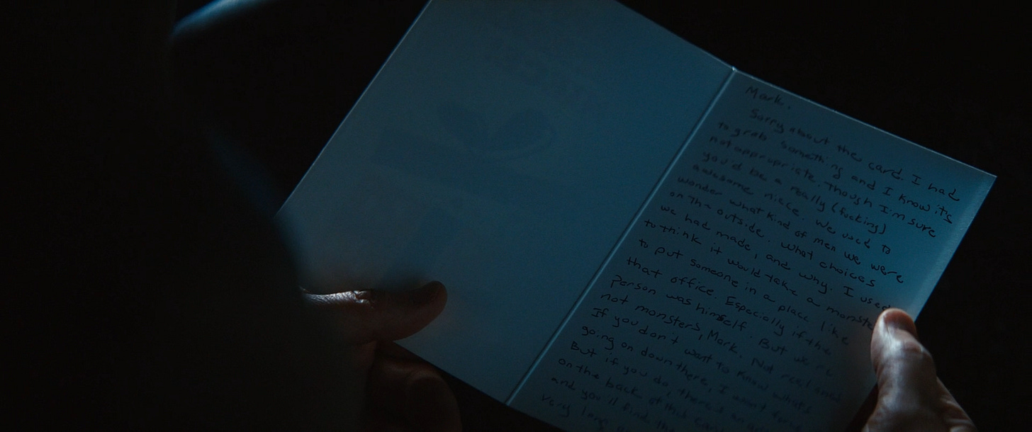 Petey's card from the first episode