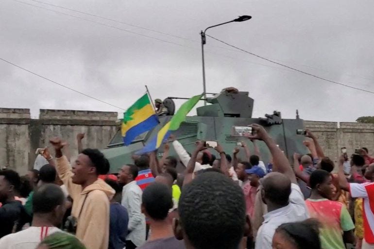GABON MILITARY COUP GABON MILITARY COUP