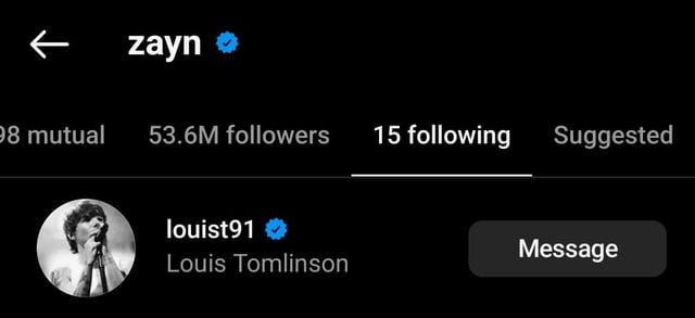 r/popculturechat - Zayn followed Louis Tomlinson on Instagram