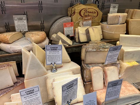 Different cheeses