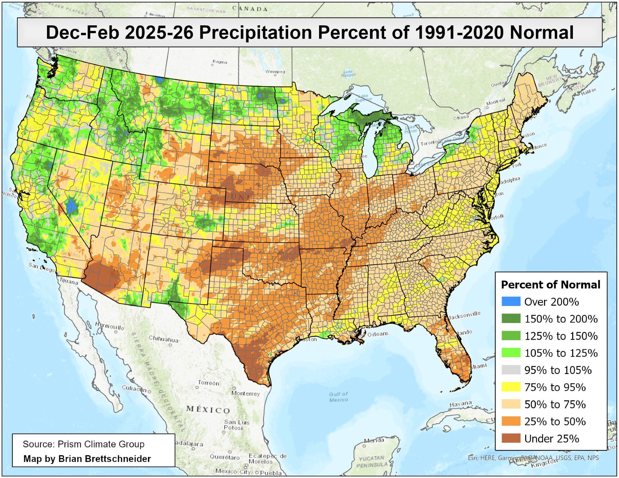Climatological winter ends in the US as one of the warmest on record ...