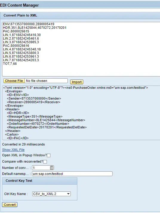 B2B Content Conversion test tool B2B Content Conversion test tool
