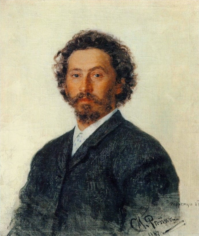 Portrait by Repin Portrait by Repin