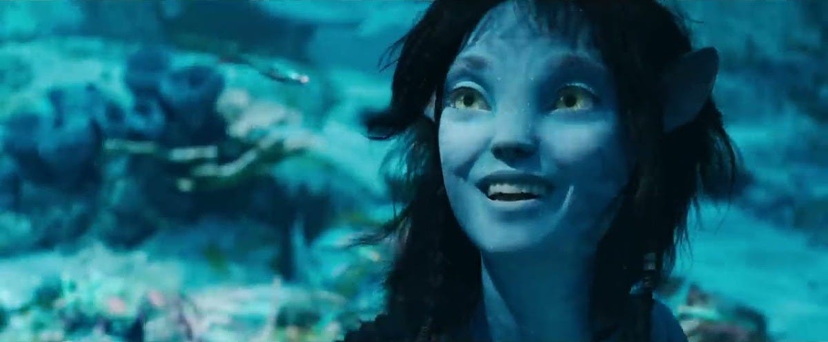 A scene from the Avatar: The Way of Water trailer. Image: 20th Century Studios A scene from the Avatar: The Way of Water trailer. Image: 20th Century Studios