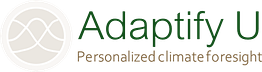 Adaptify U - making climate foresight personal