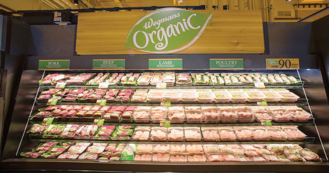 There's still a place for organic and free-from varieties in the meat case There's still a place for organic and free-from varieties in the meat case