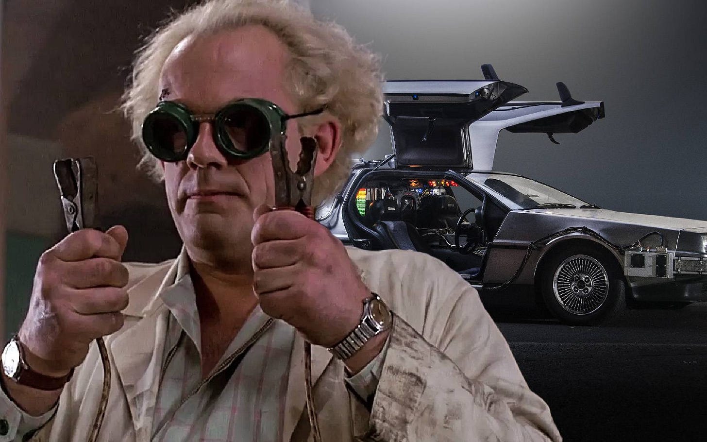 Back To The Future: Why Doc Brown Used A DeLorean As His Time Machine Back To The Future: Why Doc Brown Used A DeLorean As His Time Machine
