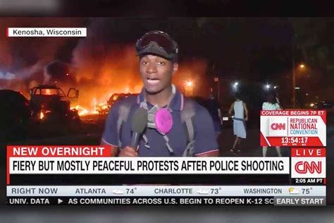 CNN describes Kenosha riots as 'fiery but mostly peaceful' while ...