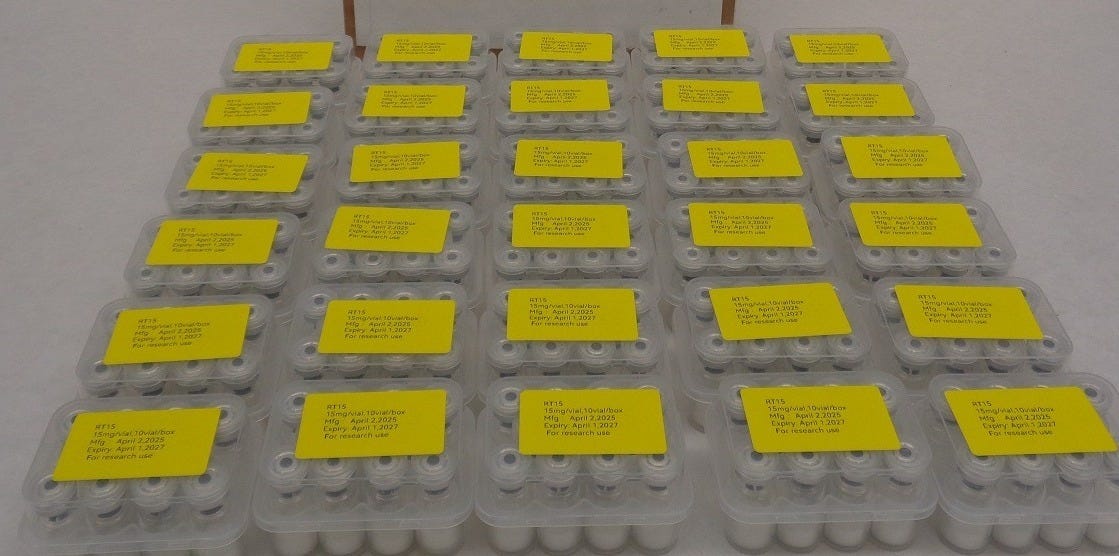 These Chinese counterfeits of US-manufactured injectable weight-loss drugs were seized earlier this month in Cincinatti. These Chinese counterfeits of US-manufactured injectable weight-loss drugs were seized earlier this month in Cincinatti.