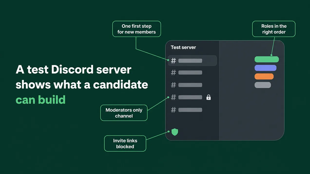 Discord Community Manager Interview Questions and the Live Test That Proves Platform Skill