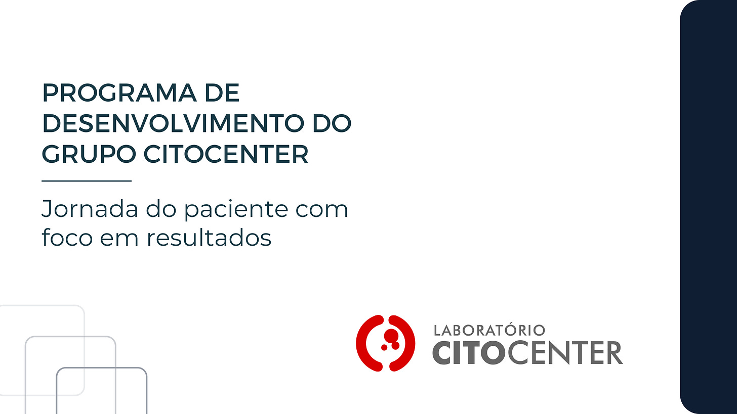 Programa de desenvolvimento – Grupo Citocenter