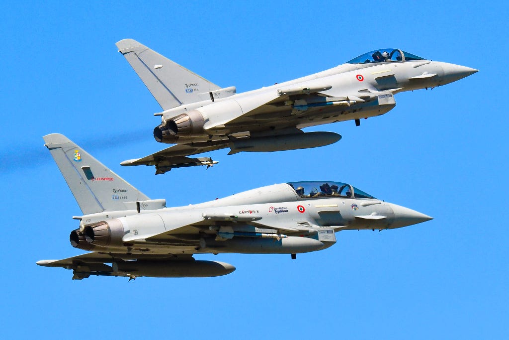 Italy orders up to 24 Eurofighter Typhoon aircraft - EDR Magazine Italy orders up to 24 Eurofighter Typhoon aircraft - EDR Magazine