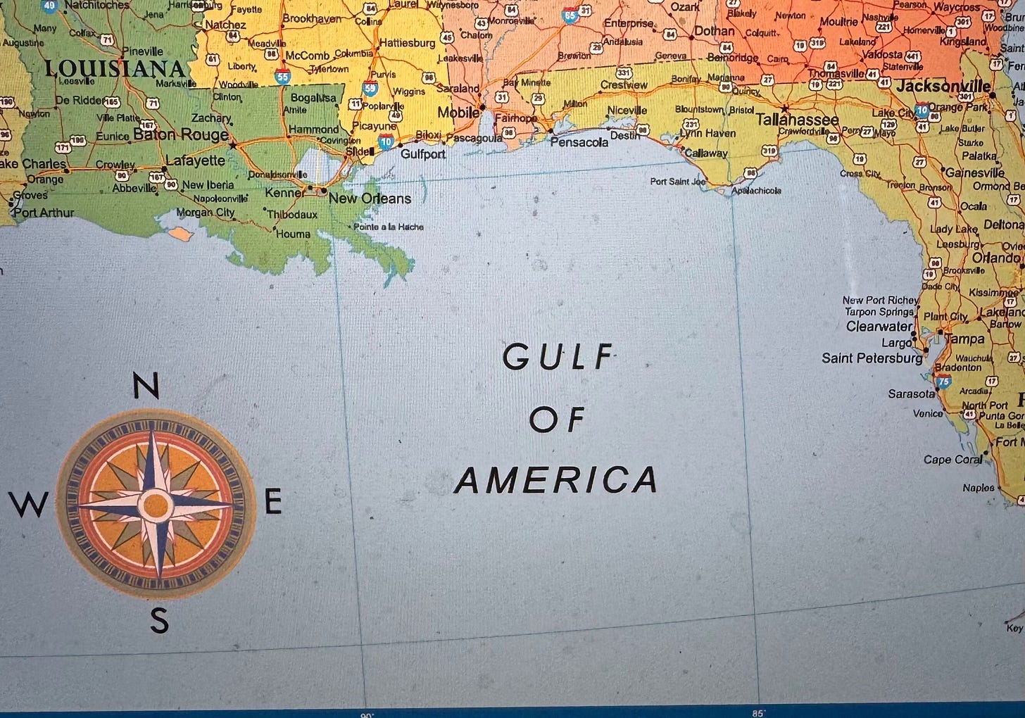 2025 Gulf of America Map Commemorative Edition | SwiftMaps