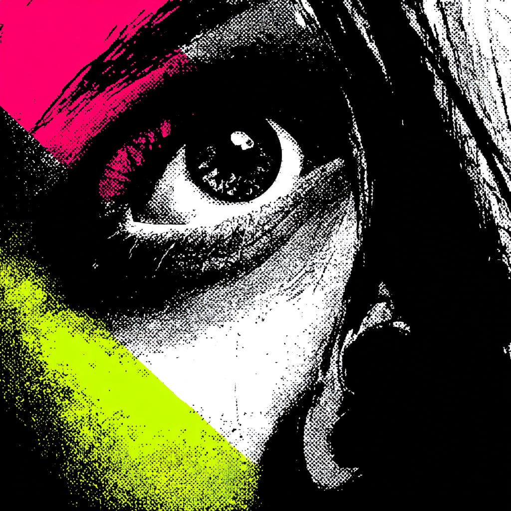 A graphical key visual with huge lense in the style of a colorful black and white very thin lines sketch with one accent color on the main subject - Use for accent colors pink #e11a72 and green #65a30d color. The rest of the image should be black and white. If the user ask for anothe accent color, change it accordingly. - The image orientation should be square. - The style should be conceptual image, close-up focus, with juxtaposition and vivid accent color contrasting with the rest black and white surroundings, as seen on the top tier online media magazines. - Derrive the subject of the image from the input article. - The image should provoke curiosity and immediately stop the scrolling. - The image should have minimalistic design. - The sketch should be fine and abtrsact. - The concept shiuld visualize the main idea of the article.