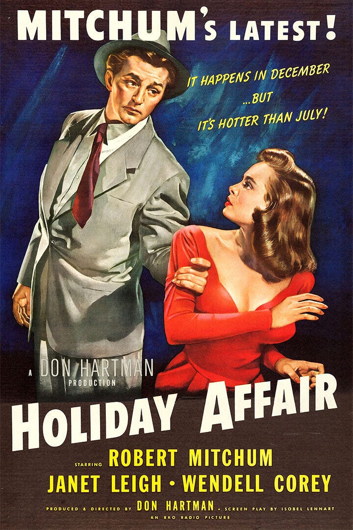 Holiday Affair Movie Comedy Drama Family Print Wall Art Home - POSTER 20"x30" - Picture 1 of 3