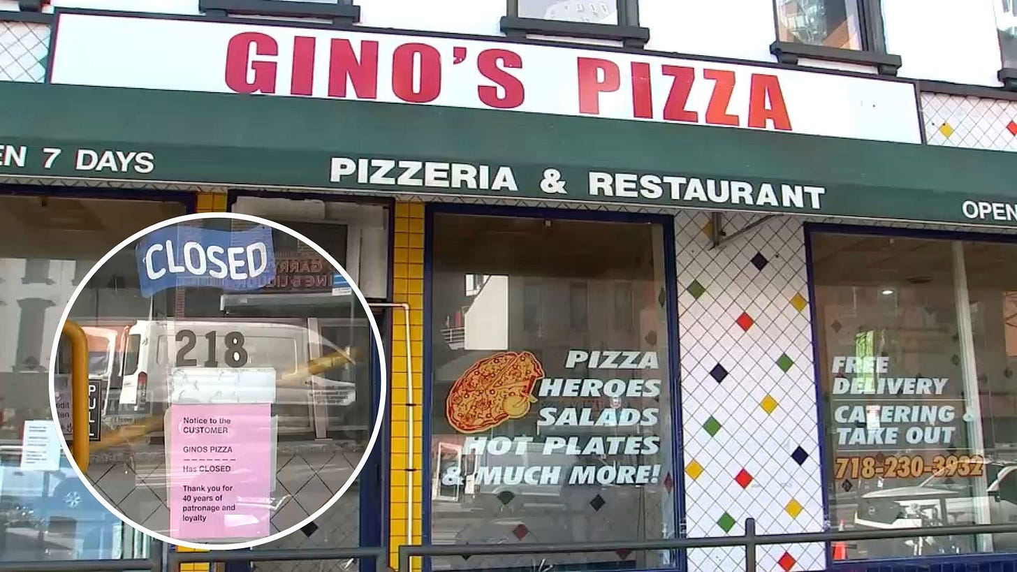 Beloved Gino's Pizza closes after nearly 40 years serving downtown Brooklyn  community