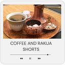 Logo for 3 Minute "Coffee and Rakija Shorts"