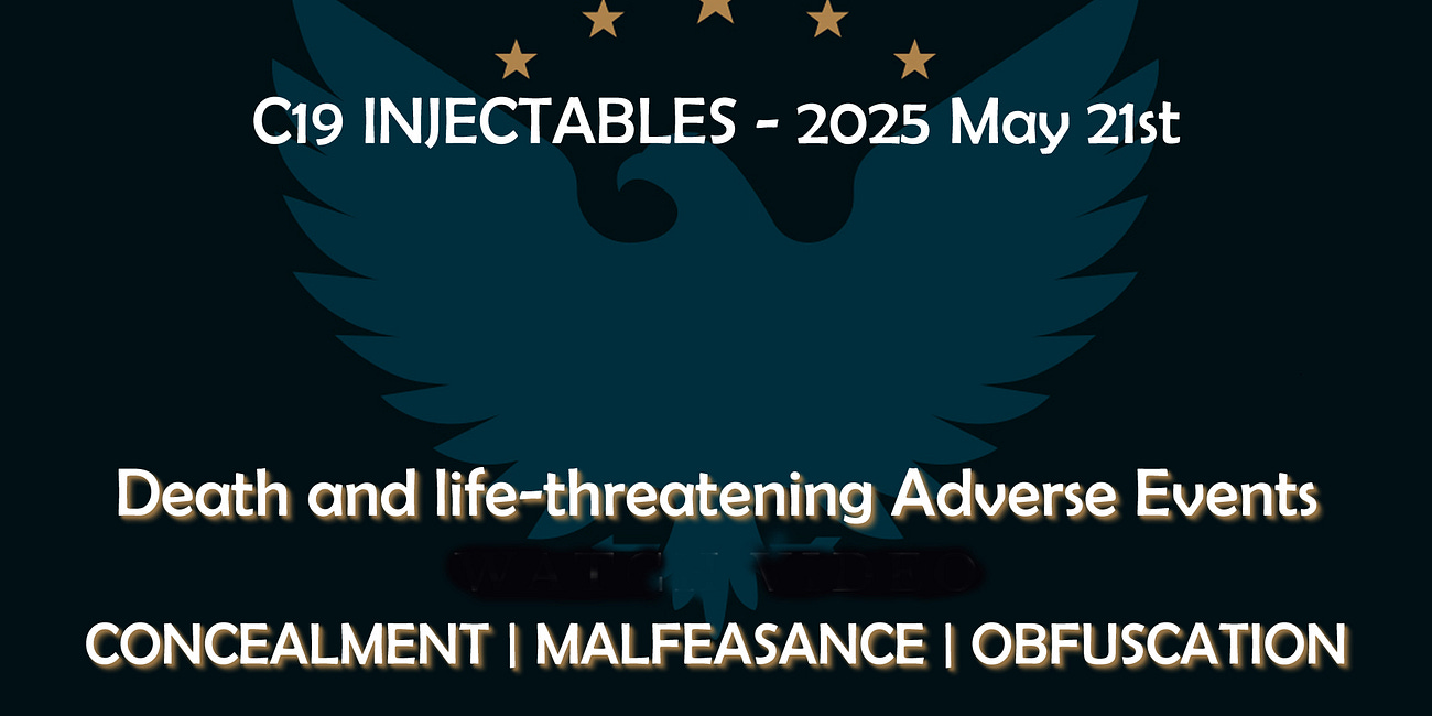 2025 MAY 21 The Corruption of Science and Federal Health Agencies Malfeasance: Failure to Warn.