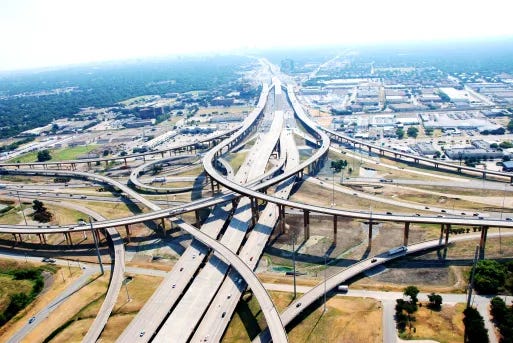 Lyndon B. Johnson expressway interchange