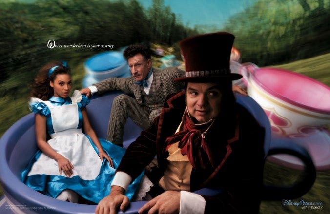 Beyonce as Alice in Wonderland  