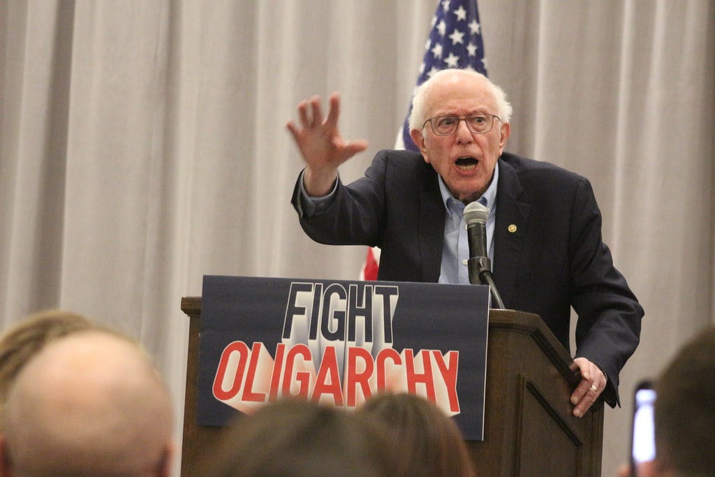 Bernie Sanders Targets vulnerable Republican districts in call to “Fight Oligarchy”