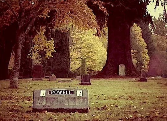 I came across this gravestone in a local cemetery, with my family name. Photo by JPC.