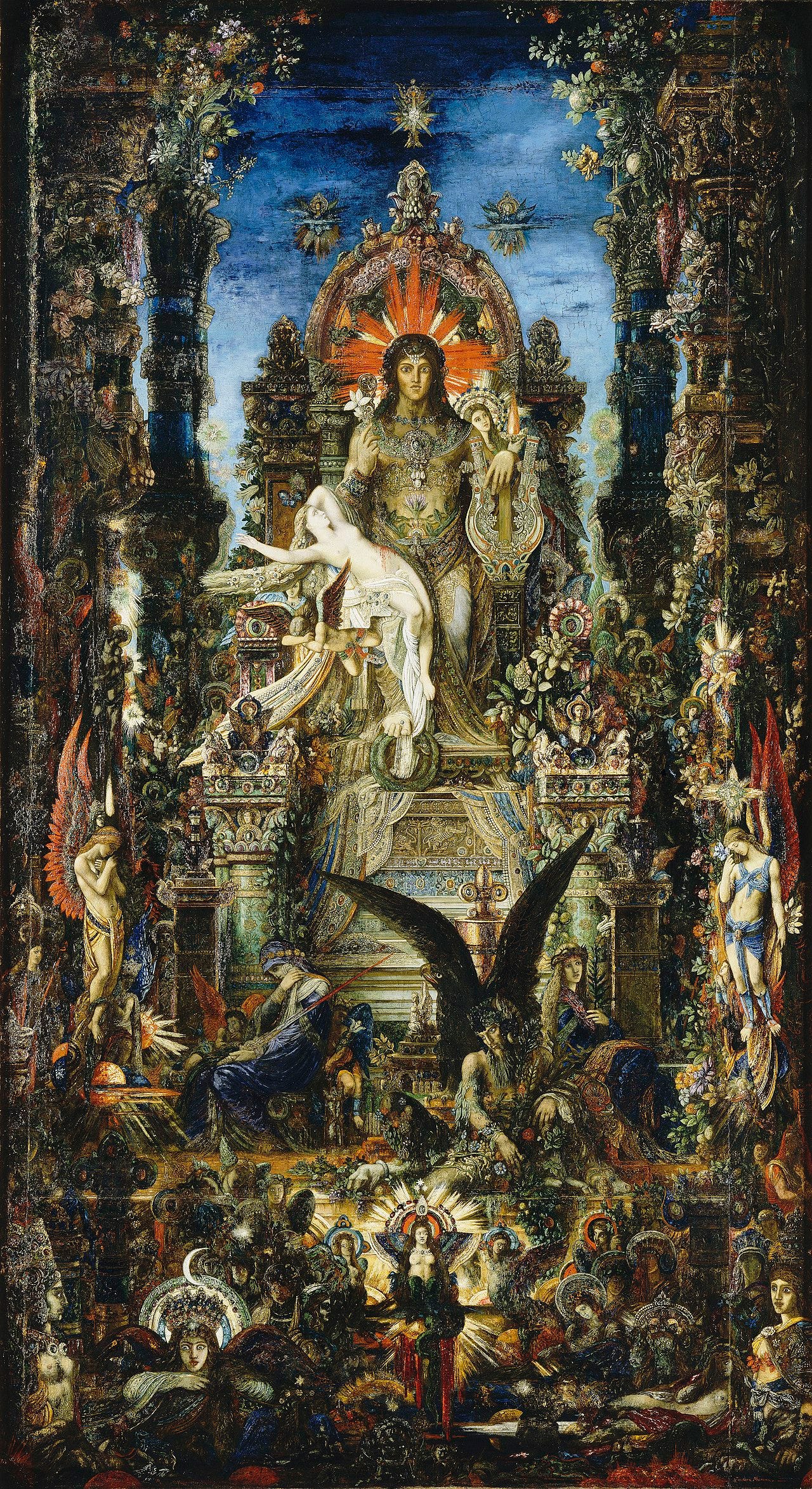 Jupiter and Semele by Moreau Jupiter and Semele by Moreau