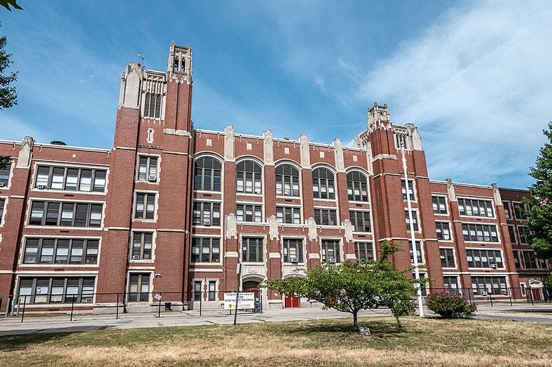 Image: Mount Pleasant High School, Providence Rhode Island