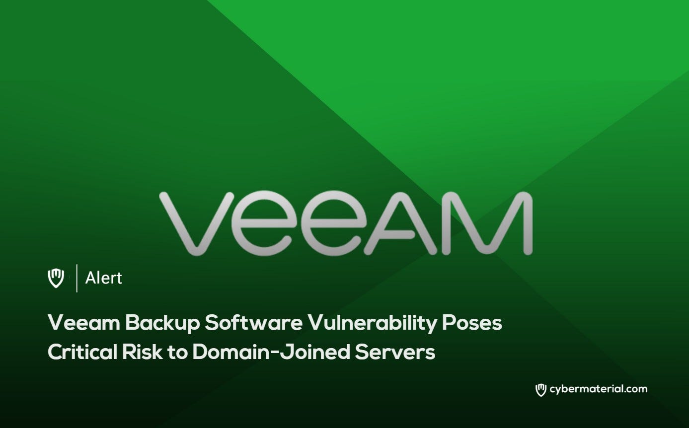Veeam Backup & Replication Critical RCE Flaw