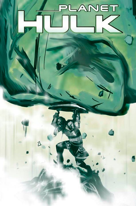 Planet Hulk #1 Sketches