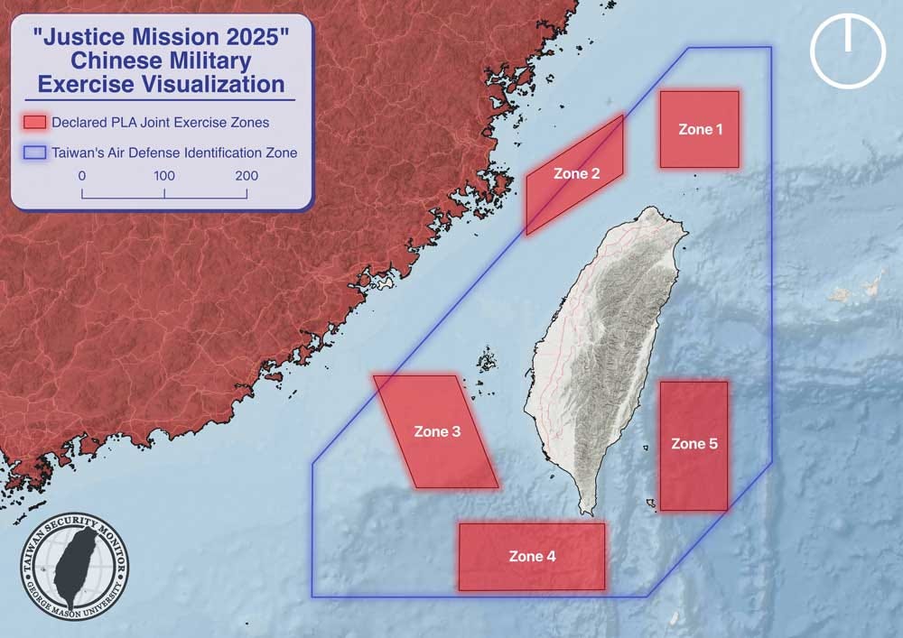 China Launches Military Drills Simulating Blockade of Taiwan Ports - The  China-Global South Project