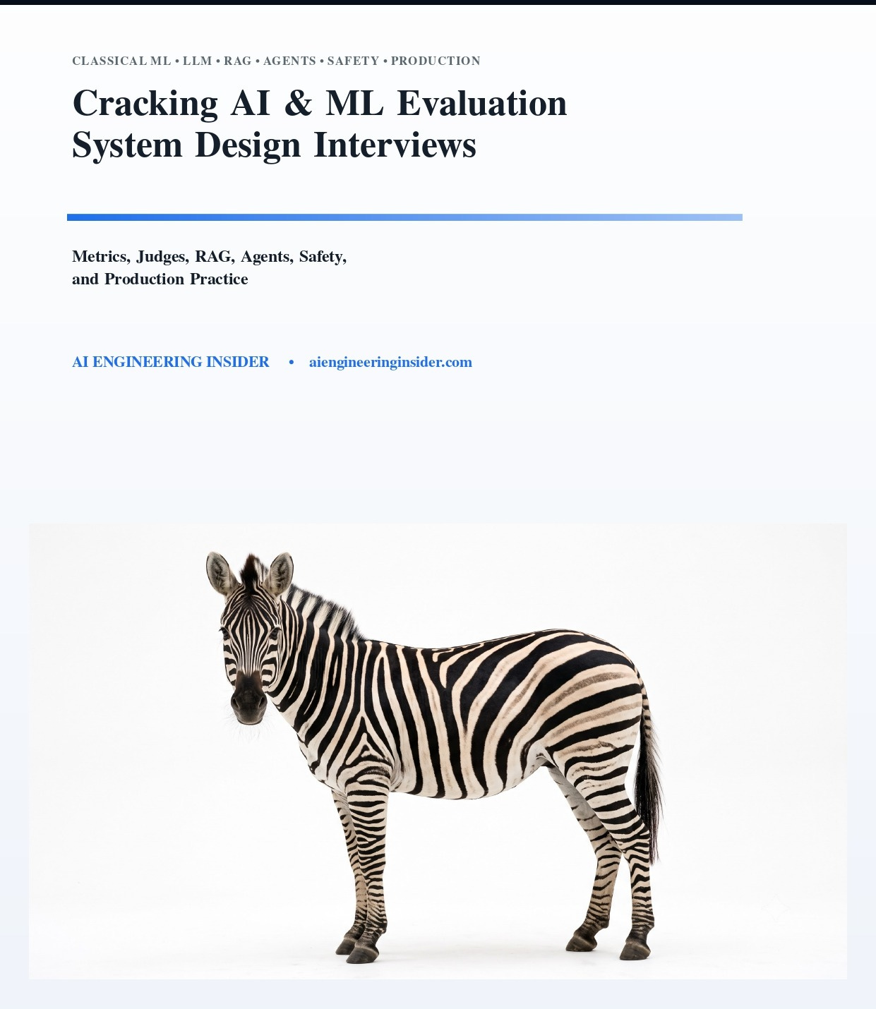 Cracking AI & ML Evaluation System Design Interviews