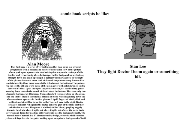 r/dccomicscirclejerk - Comic book scripts
