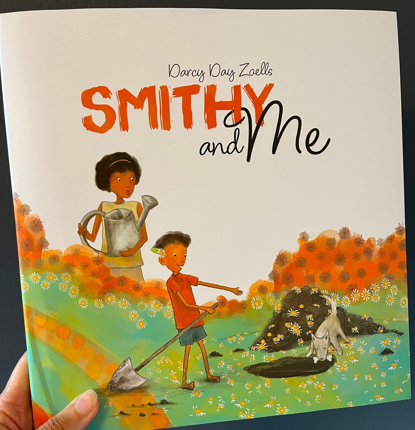 Book cover, Smithy and Me, by Darcy Day Zoells