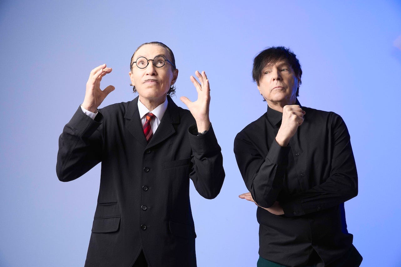 Ron and Russell Mael of the pop-rock duo Sparks (Credit Munachi Osegbu)
