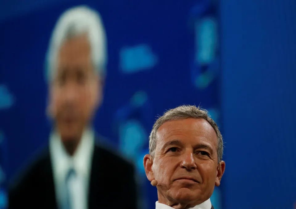 Disney's Chief Executive Officer Bob Iger speaks during the Bloomberg Global Business Forum in New York City, New York, U.S., September 25, 2019. REUTERS/Shannon Stapleton Disney's Chief Executive Officer Bob Iger speaks during the Bloomberg Global Business Forum in New York City, New York, U.S., September 25, 2019. REUTERS/Shannon Stapleton
