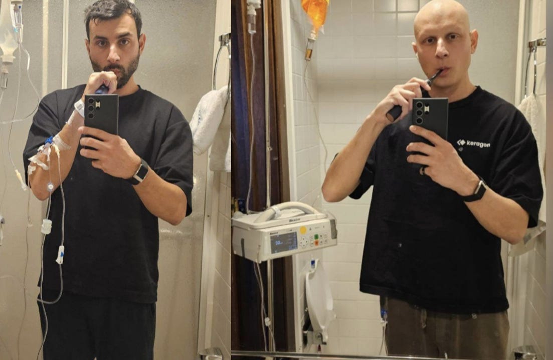Als der fitteste Gründer im Raum Krebs bekam, wurde Claude zu seinem Analysten