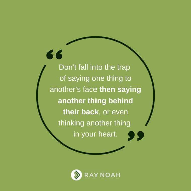 Two-Faced People - Ray Noah
