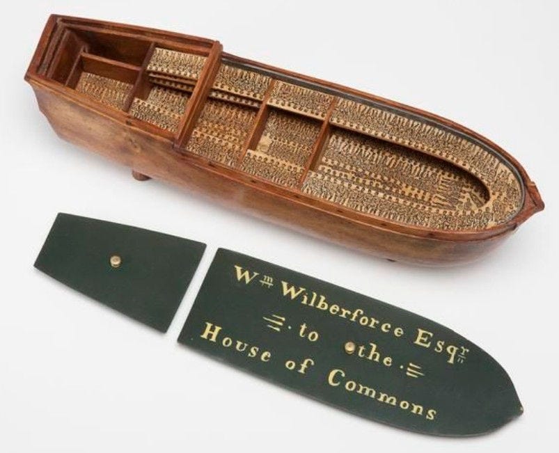 Model of a Brookes slave ship, (c) Bristol Museums, Galleries and Archives