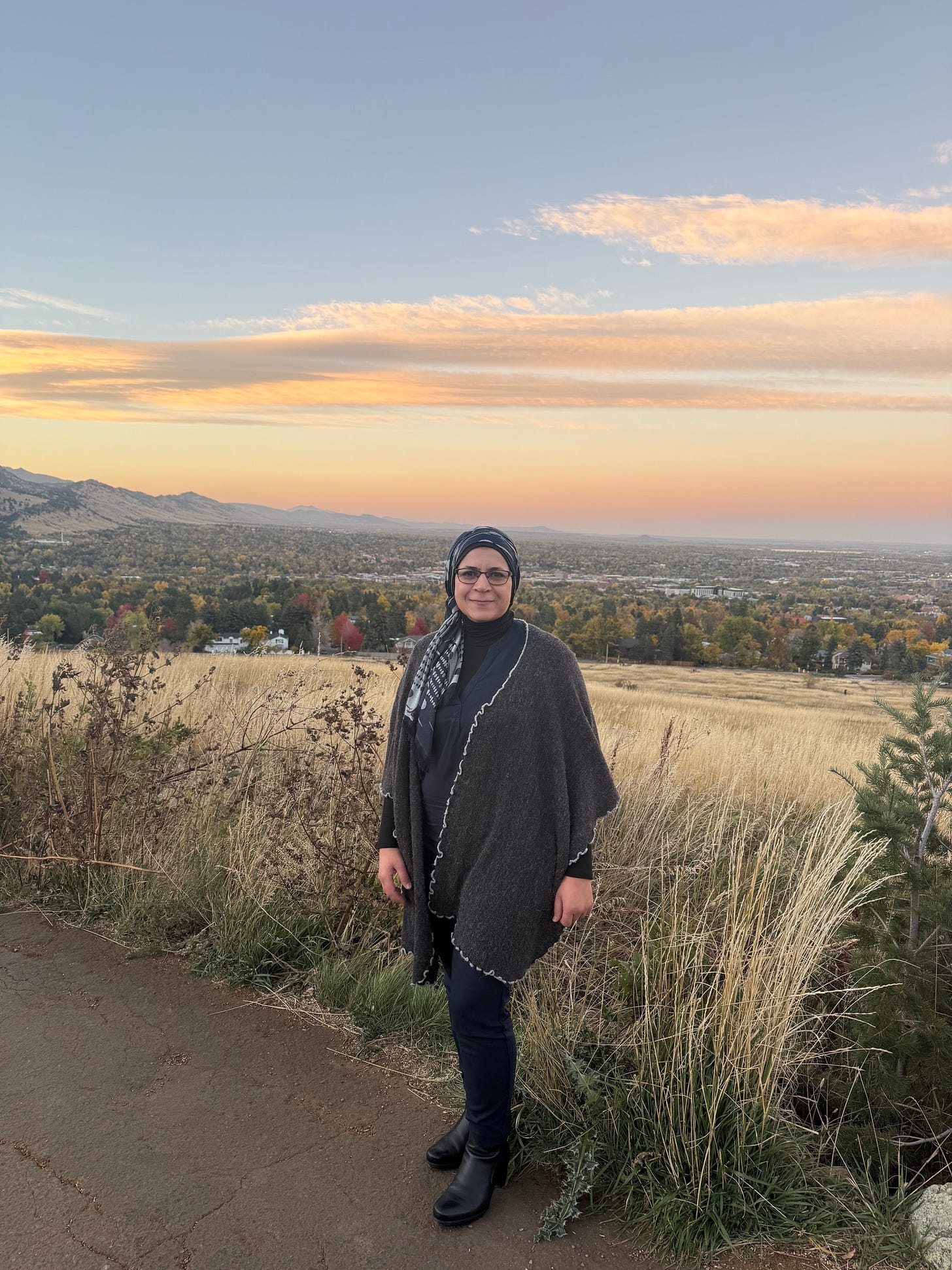 Me hiking in Boulder, Colorado