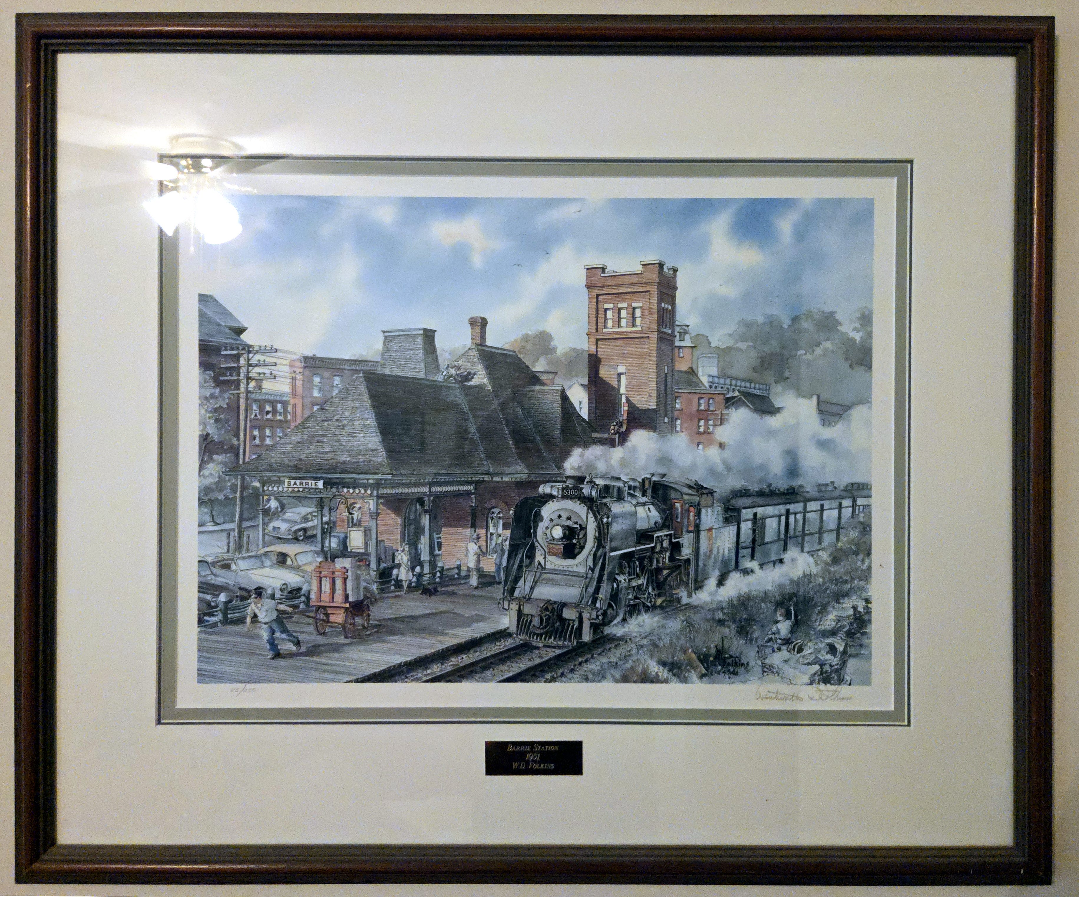 Canadian steam railway art - by Ian Wilson