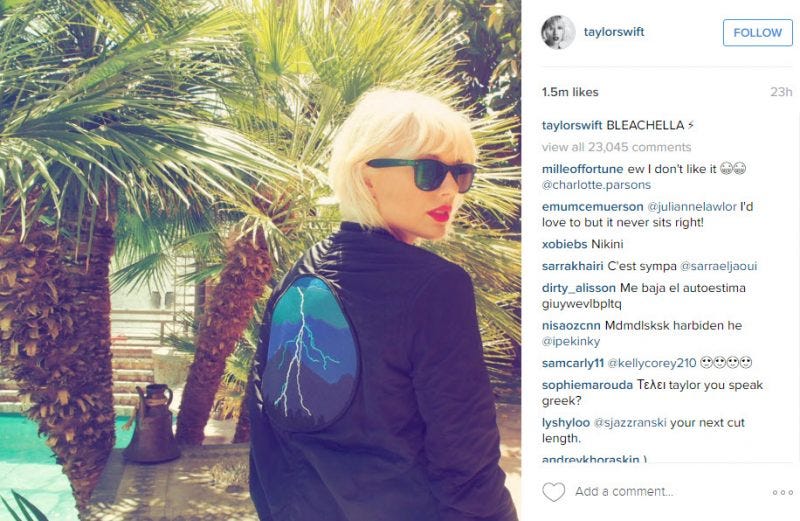 taylor swift bleachella 2016 gossip taylor swift bleachella 2016 gossip