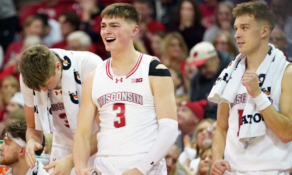 Wisconsin Badgers shooting guard Connor Essegian