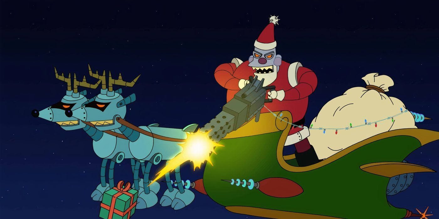 Futurama's Evil Robot Santa: Origins, Powers, And Appearances Explained