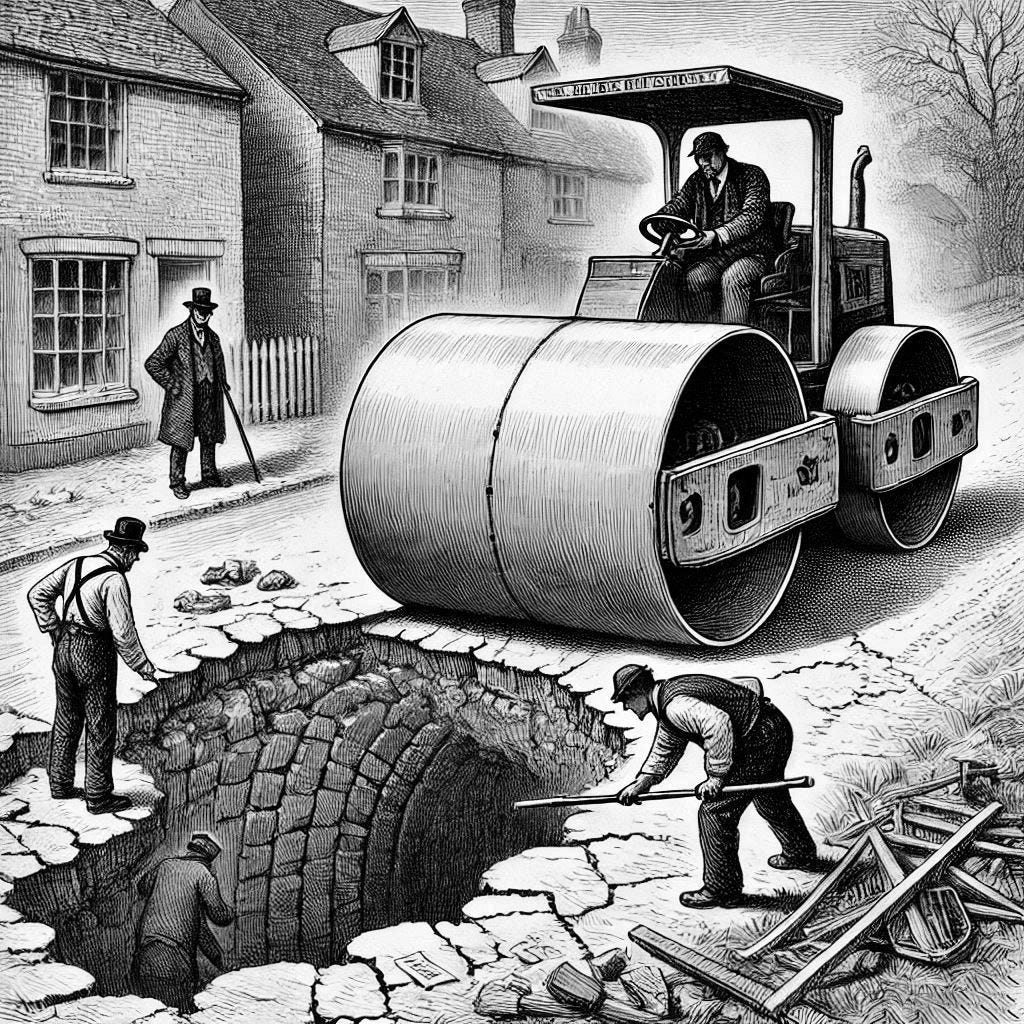 The Prince and the Secret Tunnel, Singular Discoveries, Paul Brown / Dall-E