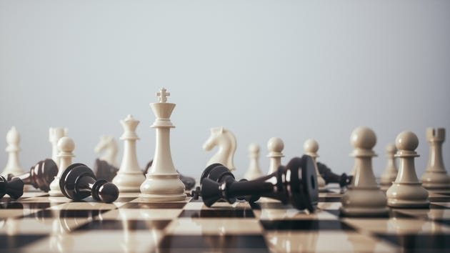 Chess Game Strategic Victory