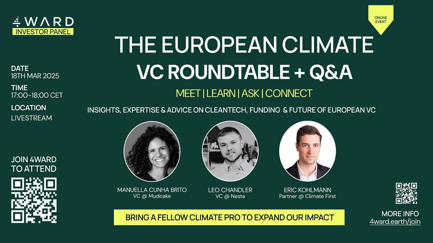 Europe Climate VC Roundtable