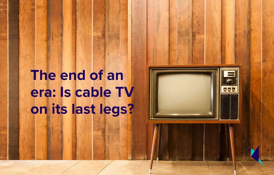 End of era television broadcasting representing the shift from traditional TV