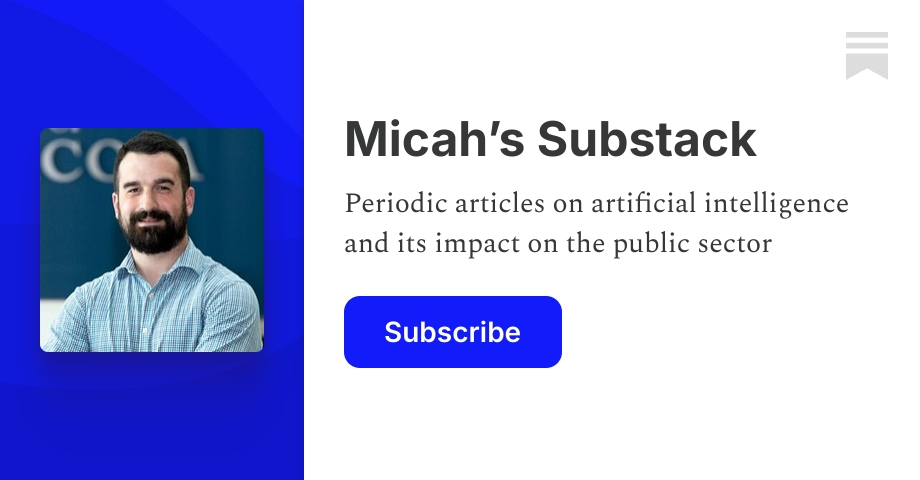 Micah’s Substack | Substack