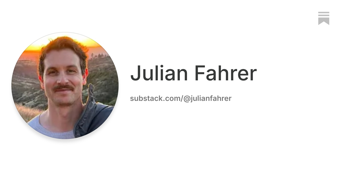 Julian Fahrer | Substack